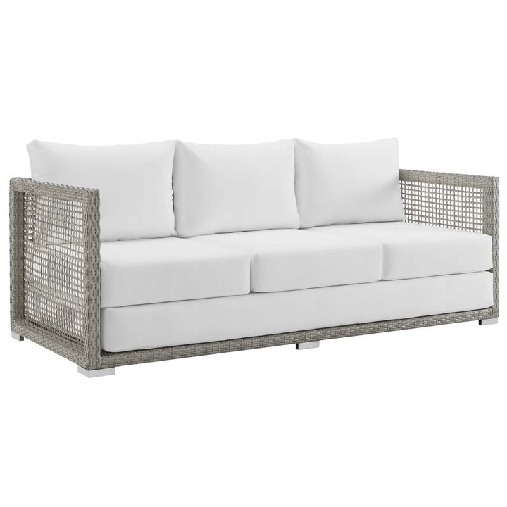 Modway - Aura Outdoor Patio Wicker Rattan Sofa