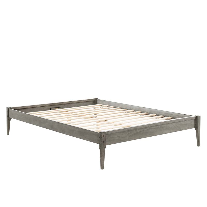 Modway - June Twin Wood Platform Bed Frame