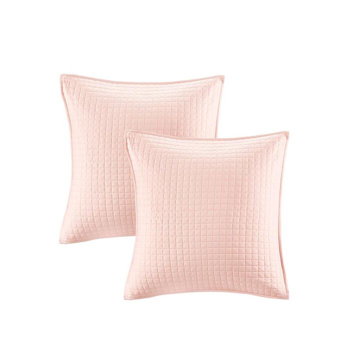 Belen Kox Brooklyn Pink Cotton Jacquard Duvet Set, Belen Kox