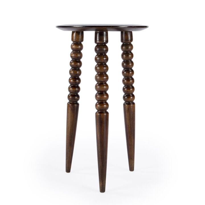 Butler Specialty Company Fluornoy Wood Side Table, Medium Brown
