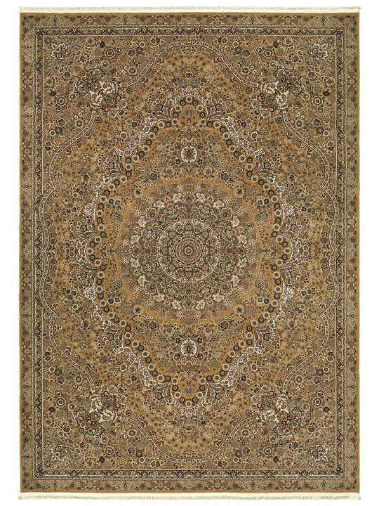 Masterpiece 3'10 x 5'5 Gold Rug