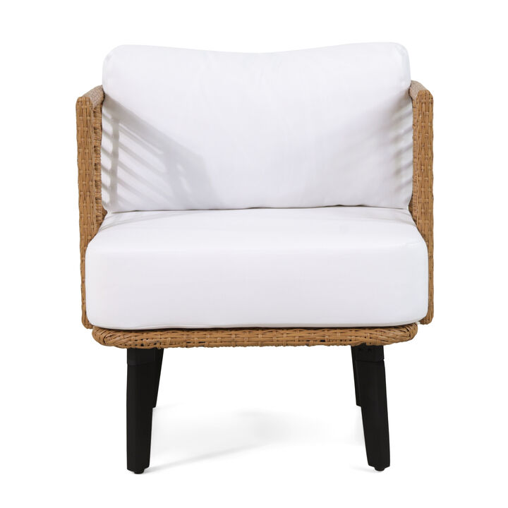 Merax PE Rattan Outdoor Club Chair