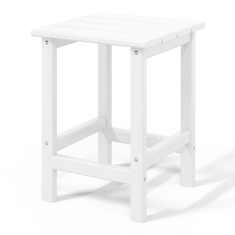 WestinTrends Westintrends 14" square outdoor Side table for Adirondack chair