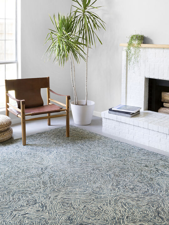 Ziva ZV04 Denim 3'6" x 5'6" Rug
