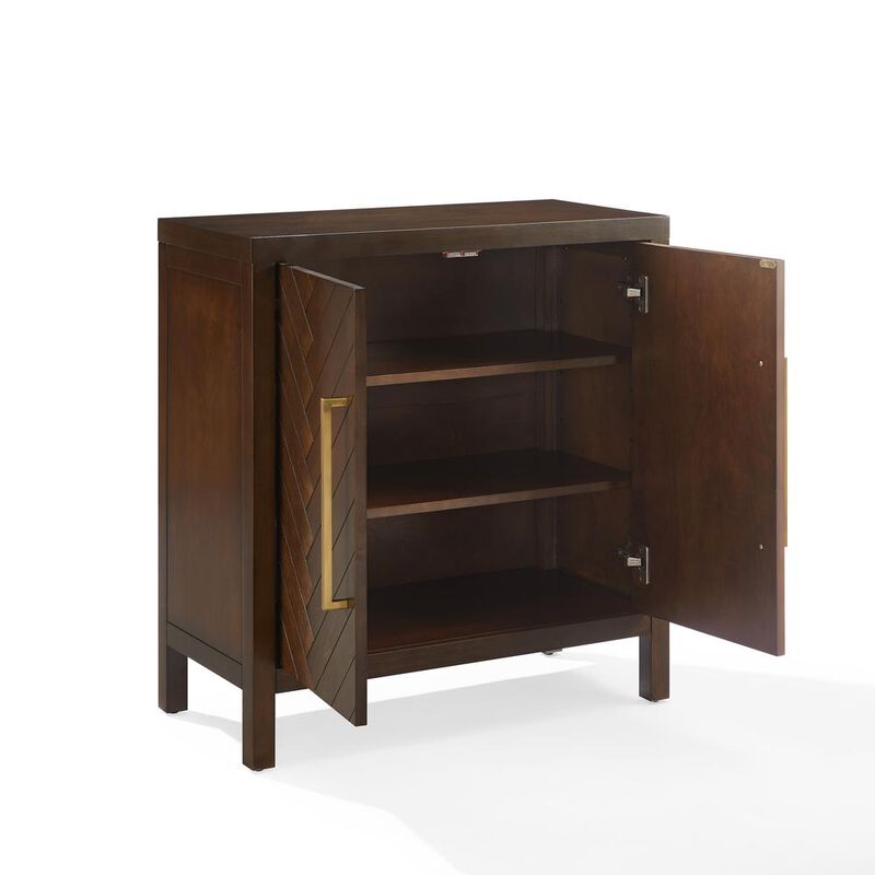 Crosley Darcy Accent Cabinet Dark Brown
