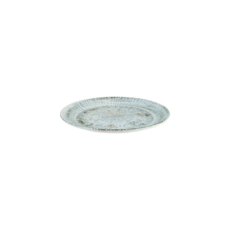 Odette dia.10" Round Decorated Porcelain Plate (Set of 4)