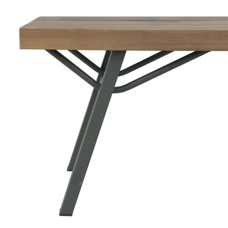 vidaXL Garden Bench 47.2" Solid Acacia Wood