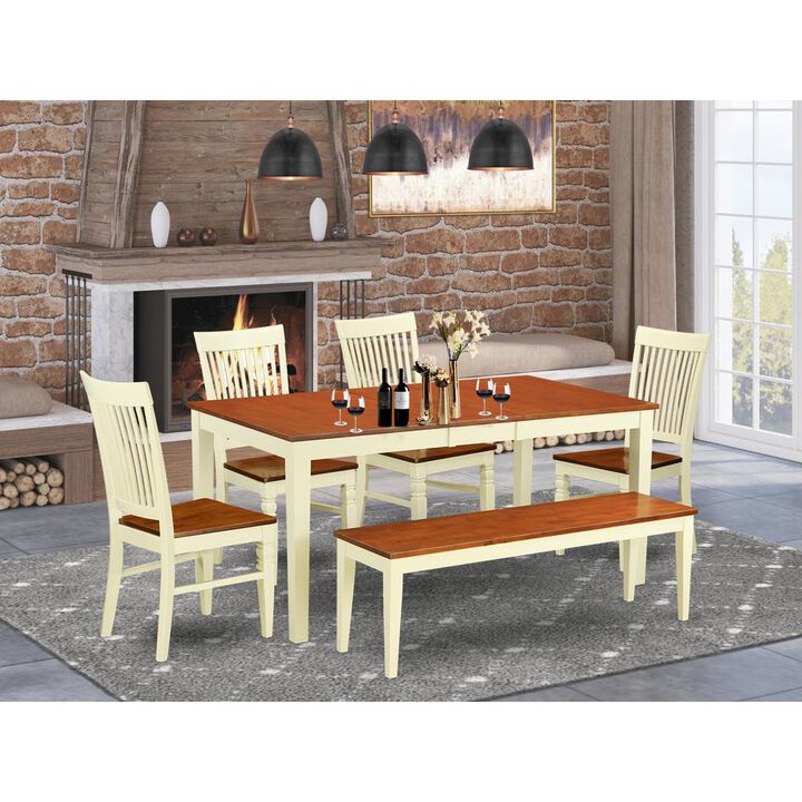Dining Room Set Buttermilk & Cherry