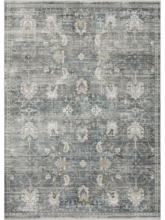 Bonney BNY03 Lagoon/Ivory 7'10" x 10'2" Rug