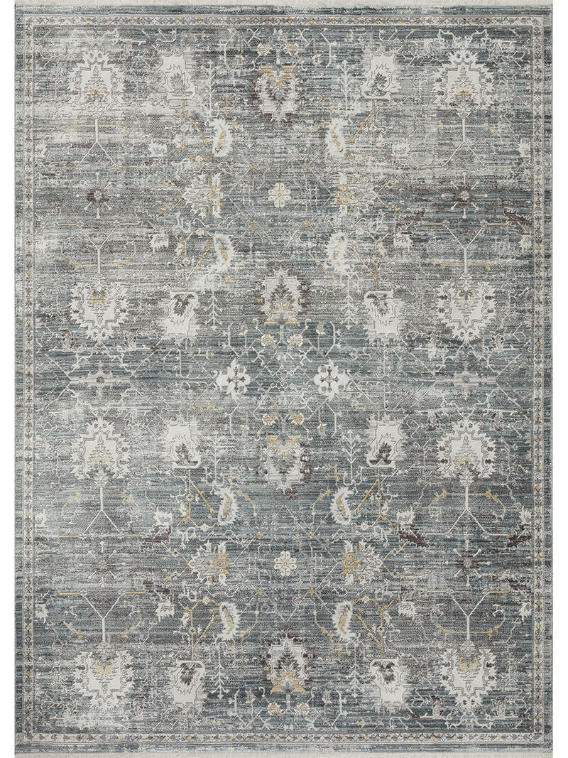 Bonney BNY03 Lagoon/Ivory 7'10" x 10'2" Rug