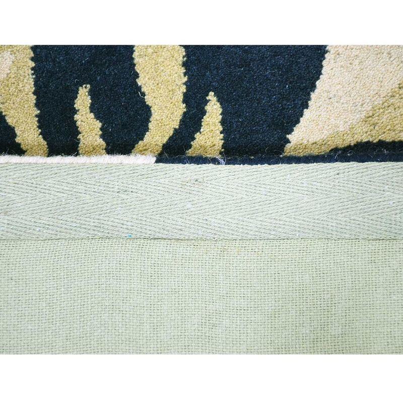 RUGSOTIC CARPETS HAND TUFTED WOOL ECO-FRIENDLY AREA RUGS  - 5'x7'6'', Rectangle Shape, Multicolor, Floral Modern Design, High Pile Thick Handmade Area Rugs for Living Room, Bed Room (K03127)