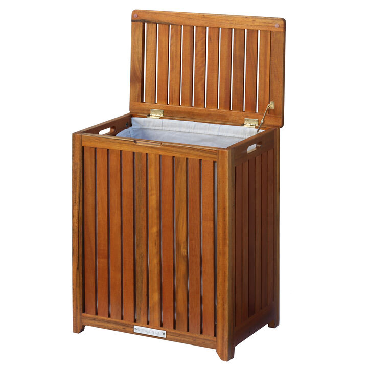 Oceanstar  Oceanstar Solid Wood Spa Hamper