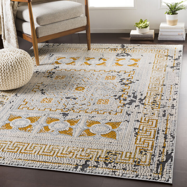 Venezia VNZ-2300 1'11' x 2'11' Yellow Rug