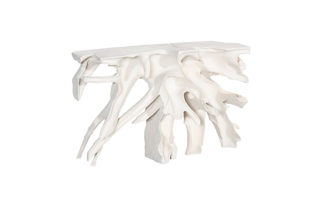 Cast Teak Root Console