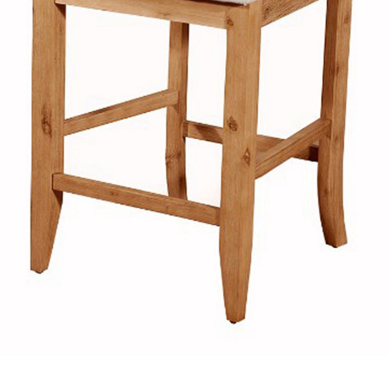 Aspen Set of 2 Pub Chairs, Antique Natural