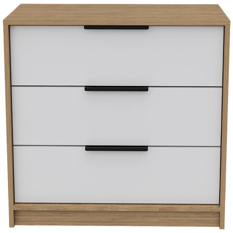 Kaia 3 Drawers Dresser, Superior Top - White Pine