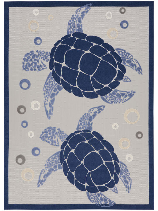 Aloha ALH27 Navy/Blue 9' x 12' Rug