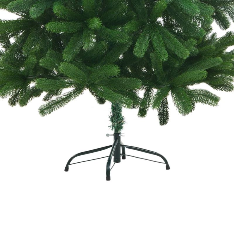 vidaXL Artificial Christmas Tree with LEDs&Ball Set 82.7" Green