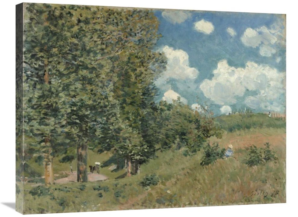 The Road from Versailles to Saint-Germain-Canvas Art-32x24