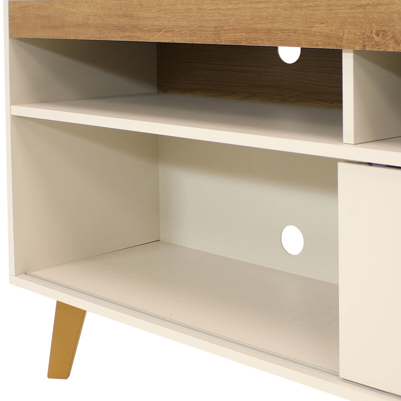Sunnydaze Mid-Century Modern TV Stand Console for 58" TV