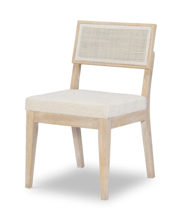 Biscayne Woven Cane Back Side Chair