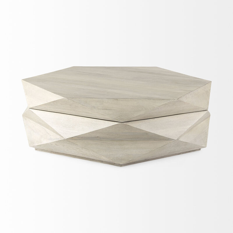 Arreto 48" White Coffee Table