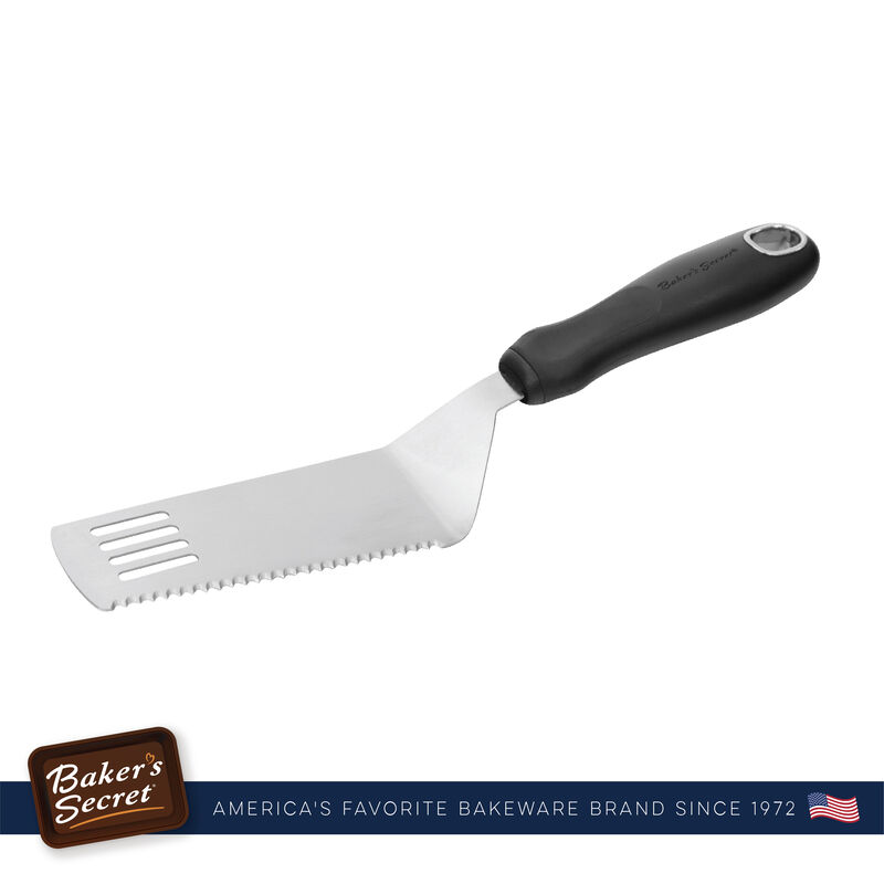 Baker's Secret Stainless Steel Cheese Shovel, Non-slip , Kitchen Essentials, Silver