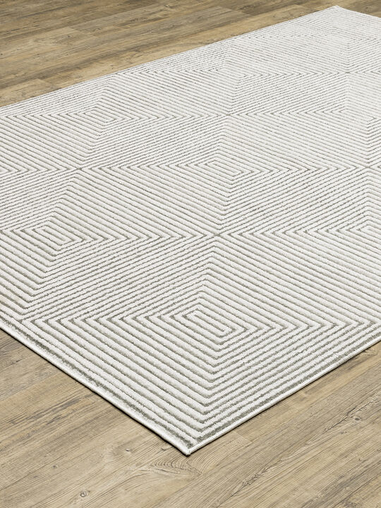Montecito 3'3" x 5' Grey Rug