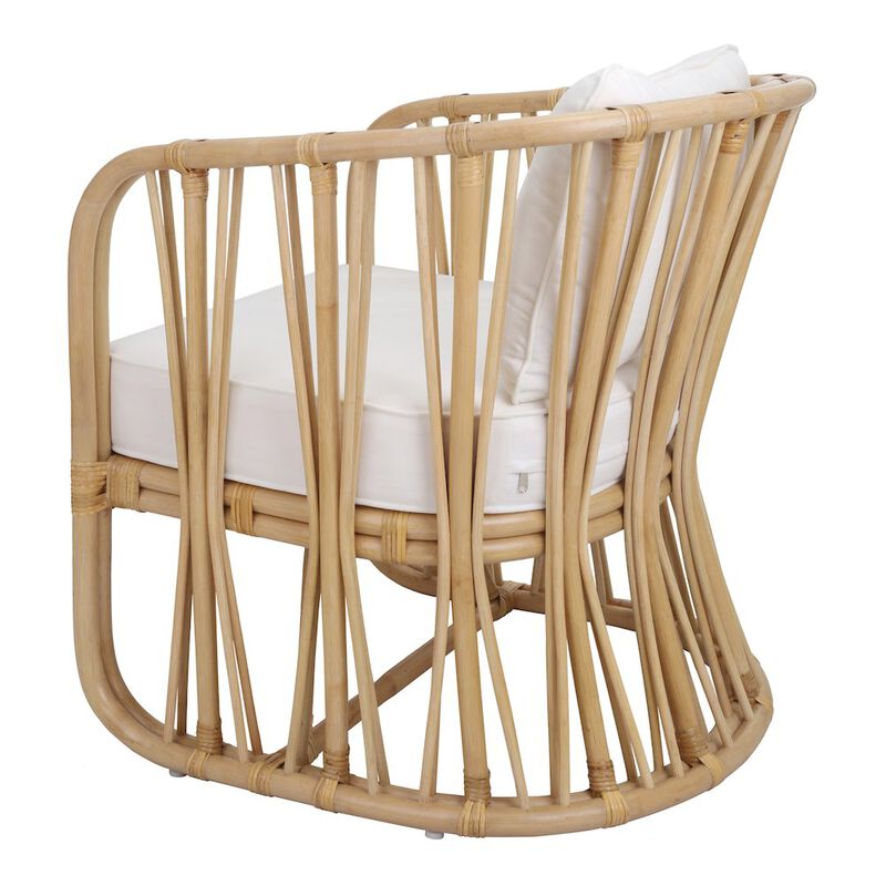New Pacific Direct Shanaya Rattan Accent Arm Chair