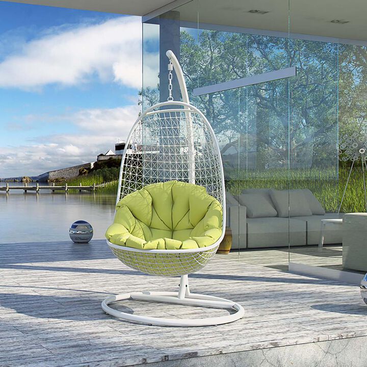 Modway Encounter Swing Outdoor Patio Fabric Lounge Chair