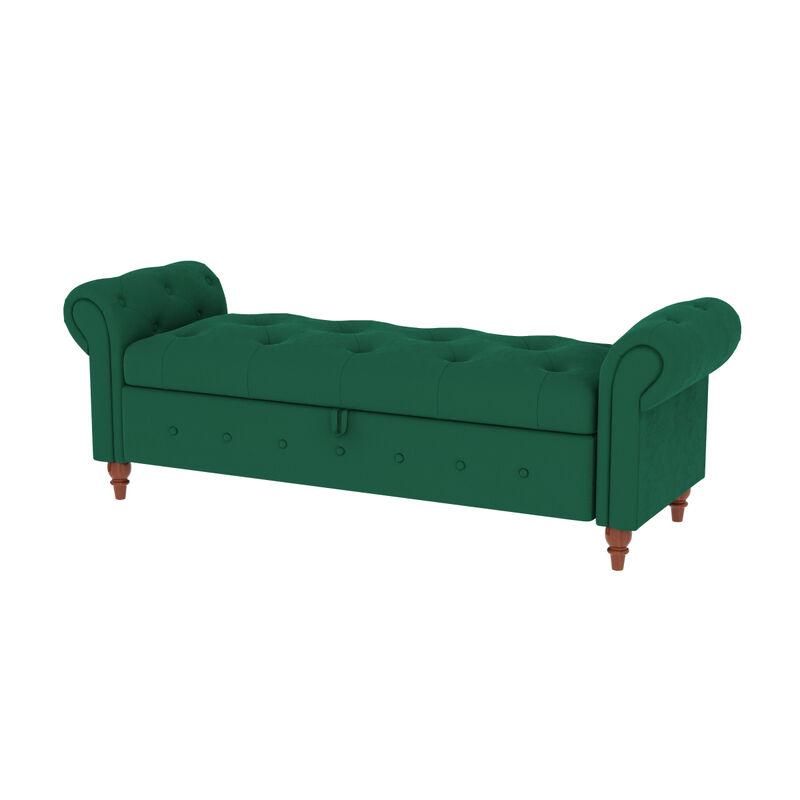 63" Bed Bench Velvet