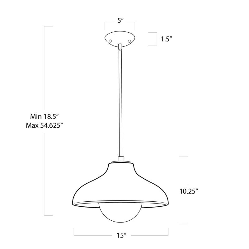 Surfside Wood Pendant