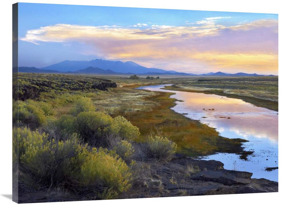 Rio Grande and the Sangre de Cristo Mountains, Colorado-Canvas Art-40x30