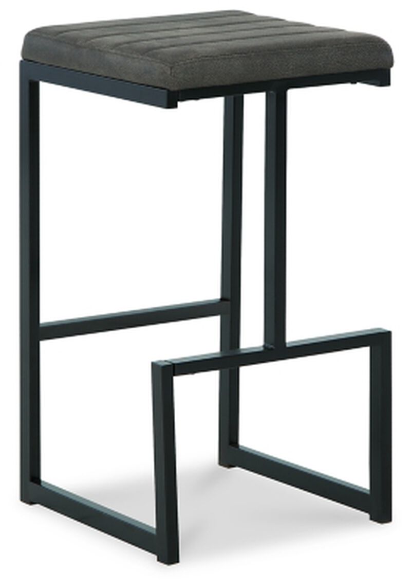 Strumford Contemporary Barstool in Gray