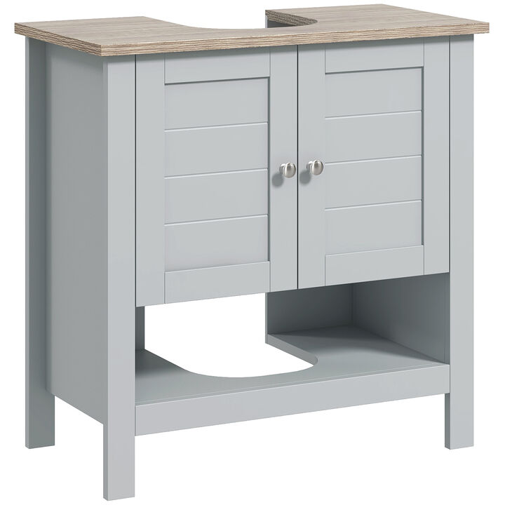 24" Space Saving Pedestal Under Sink Bathroom Vanity Organizer Storage Cabinet