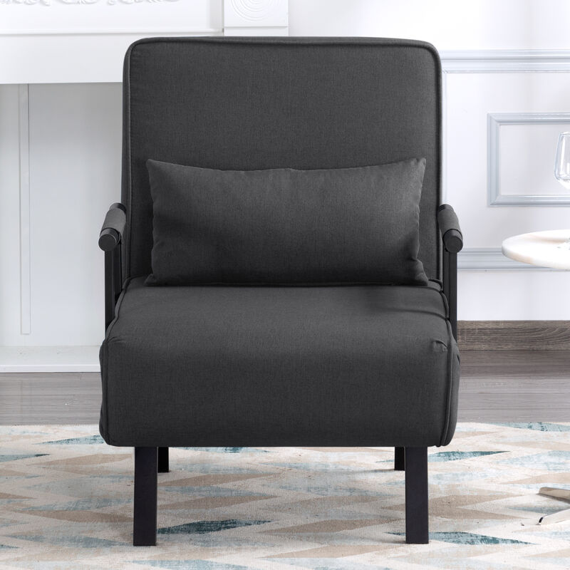 26 in. Polyester Single Size Sofa Bed