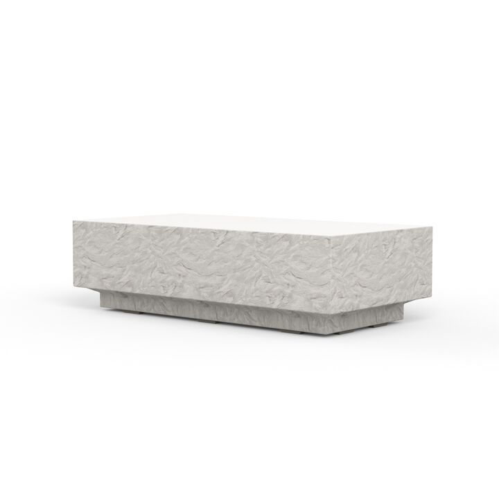 Antique Stone Reactangle Coffee Table