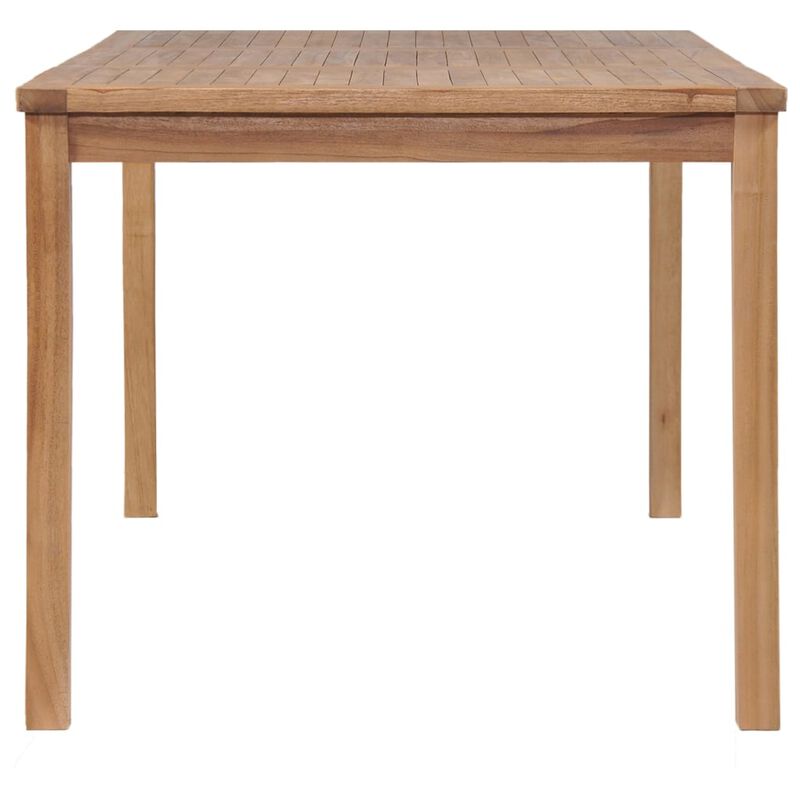 vidaXL Garden Table 59.1"x35.4"x30.3" Solid Teak Wood