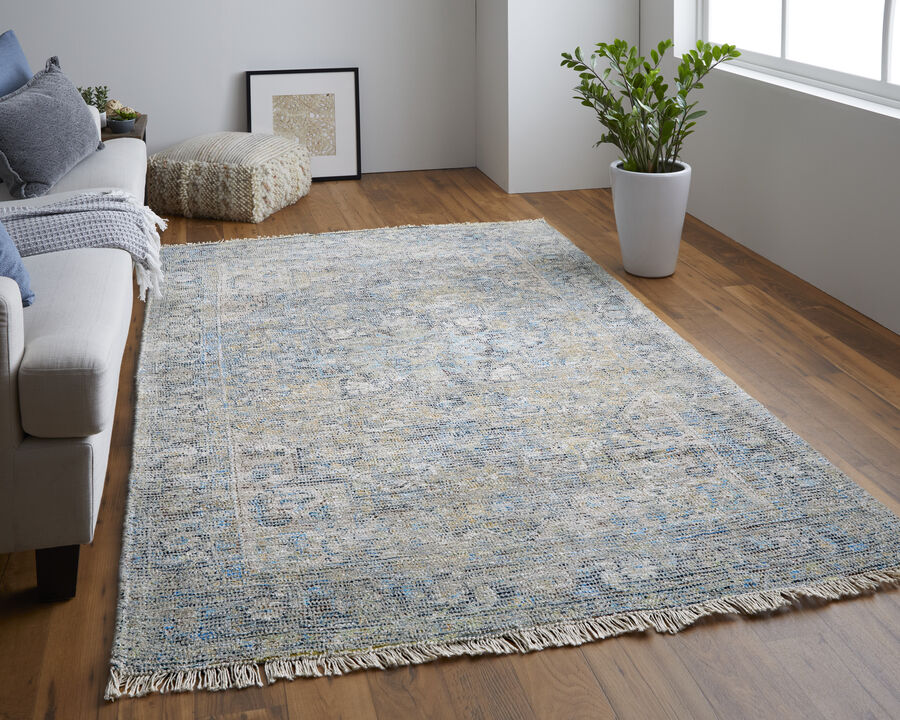 Caldwell 8802F Blue/Gray/Tan 2' x 3' Rug