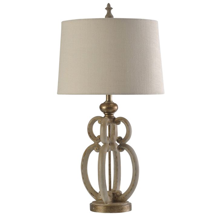 Tuscana Cream Hard Table Lamp (Set of 2)
