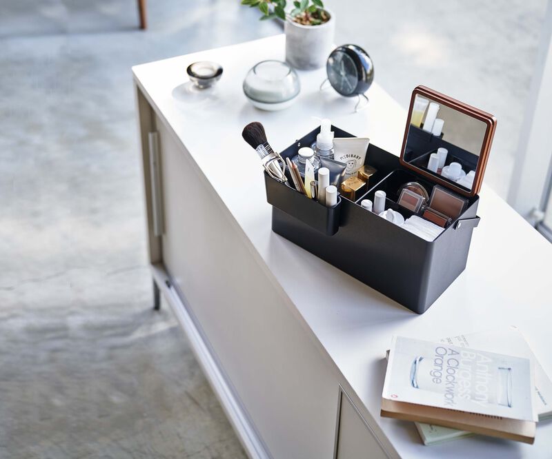 Makeup Organizer with Mirror