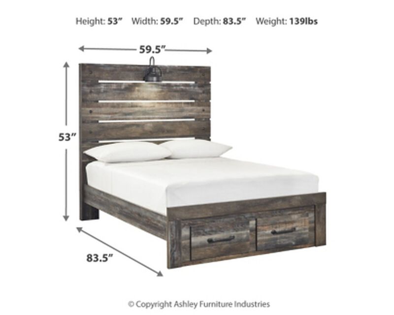 Drystan Full Panel Bed