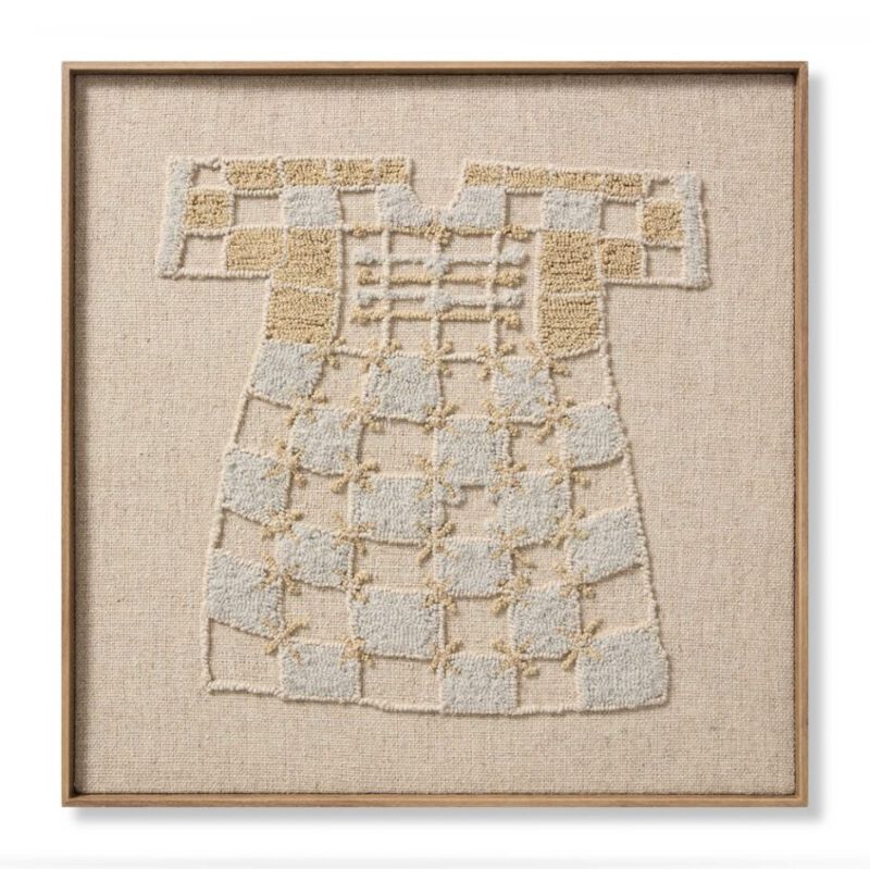 Kaftan Beige Grey Wall Art