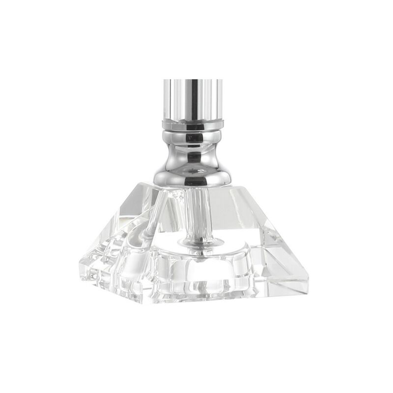 Dana Crystal Column/Metal LED Table Lamp