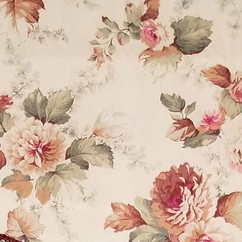Palisade Cornice Style 3" Rod Pocket Valance 50" x 17" Tea Stain by RLF Home