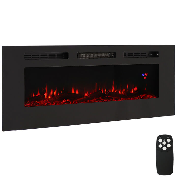 Sunnydaze 50" Sophisticated Hearth Indoor Electric Fireplace