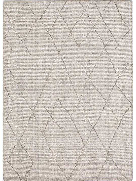 Tangier Tribal Diamond Silver 8' X 10' Rug