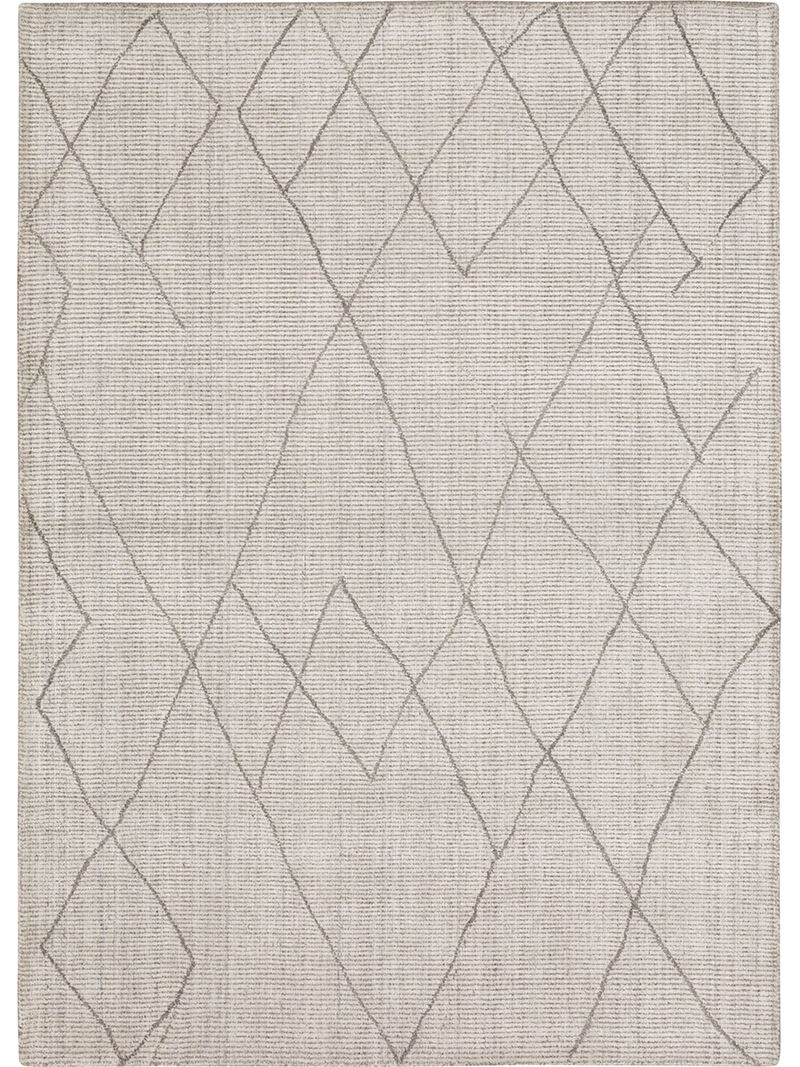 Tangier Tribal Diamond Silver 8' X 10' Rug