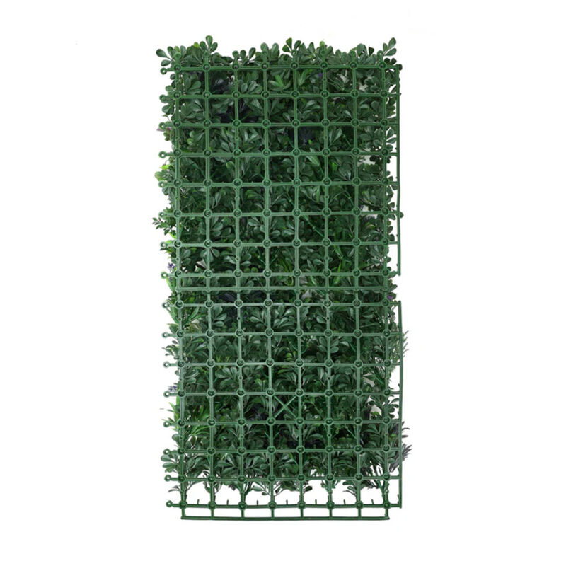 Premium Artificial Green Wall Rustic Botanical Lavender 40"x 20" Commercial Grade UV Resistant