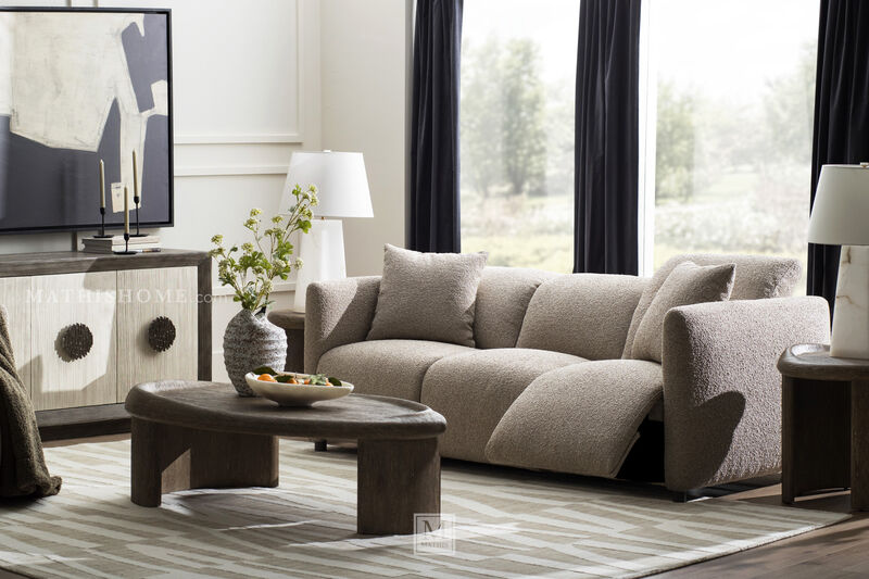 Luc Fabric Power Motion Sofa